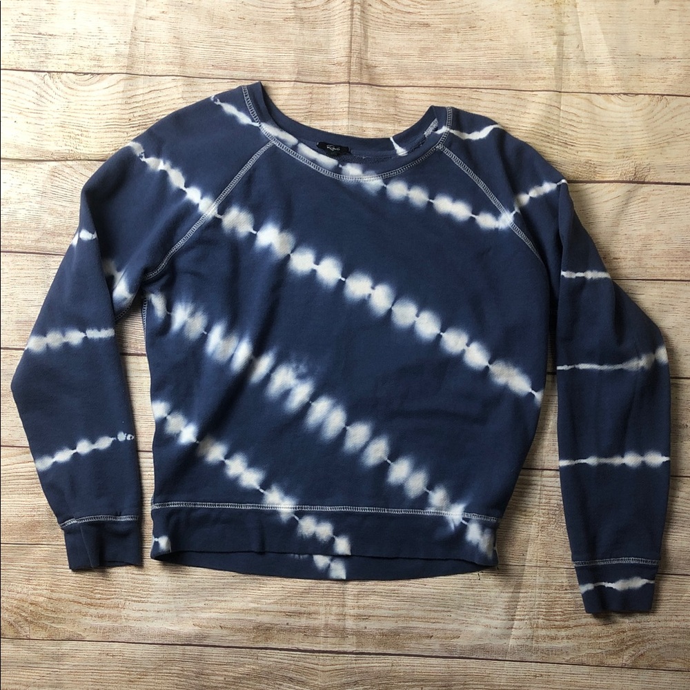 Rails‎ Blue and White Tie-Dye Sweater